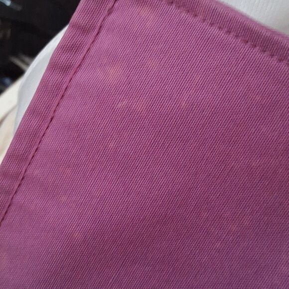 Authentic Hermès Pink Bora Bora Pouch Canvas Small Clutch Cosmetic Case - Picture 13 of 16